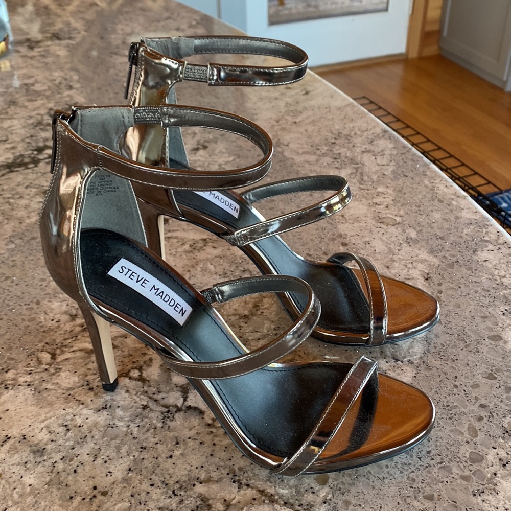 Steve Madden Silver Feelya, silver size 9